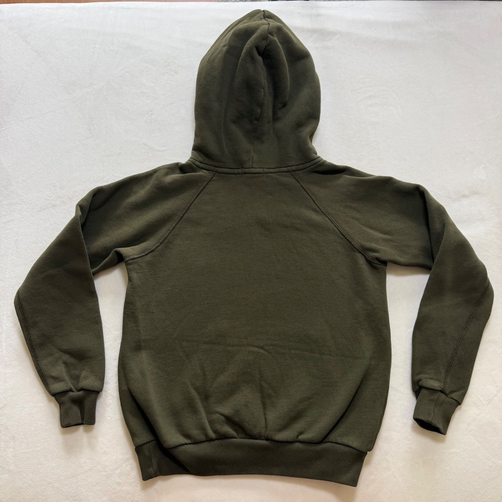 Polo Ralph Lauren Hoodie Kids XS (4/5) Olive Green Big Pony Embroidered Pullover - Picture 4 of 4